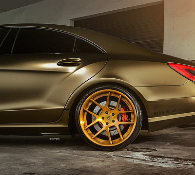 Фото дисков Strasse Wheels SM5 Deep Concave на Mercedes-Benz CLS (C218)