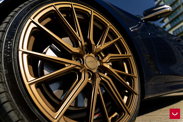 Фото дисков Vossen HF-4T Сатиновая бронза на Genesis G70