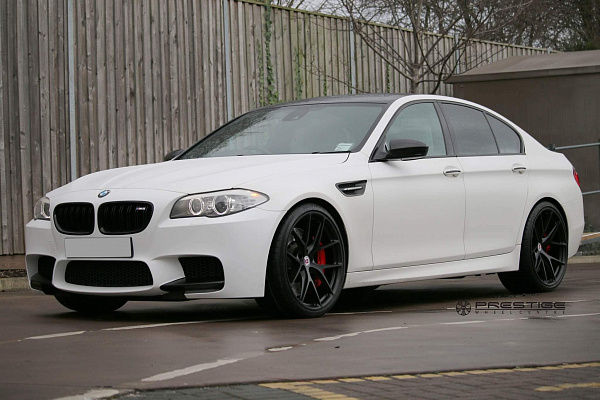 Фото дисков HRE P101 Черный сатин на BMW 5/M5 (F10)