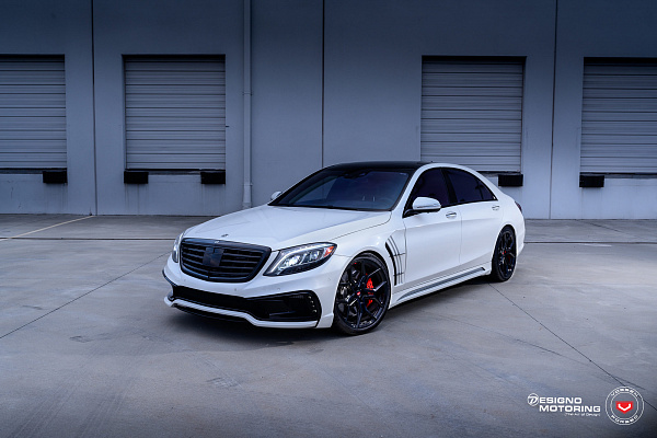 Фото дисков Vossen EVO-3R Черный глянец на Mercedes-Benz S-Class (W222, C217)