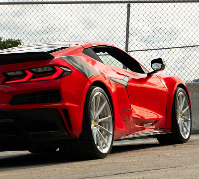 Фото дисков Anrky AN28 на Chevrolet Corvette C8