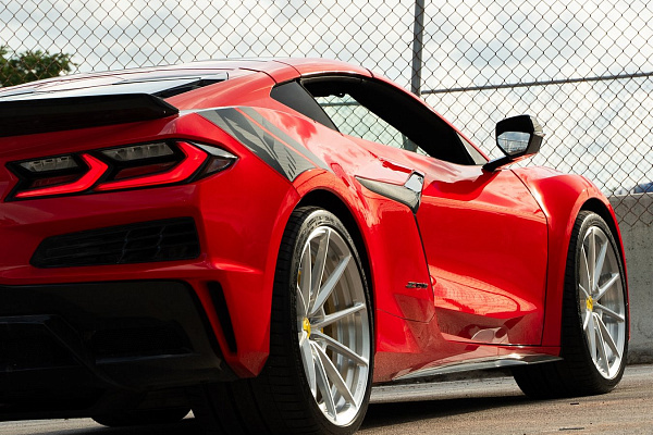 Фото дисков Anrky AN28 Глянцевый лак на Chevrolet Corvette C8