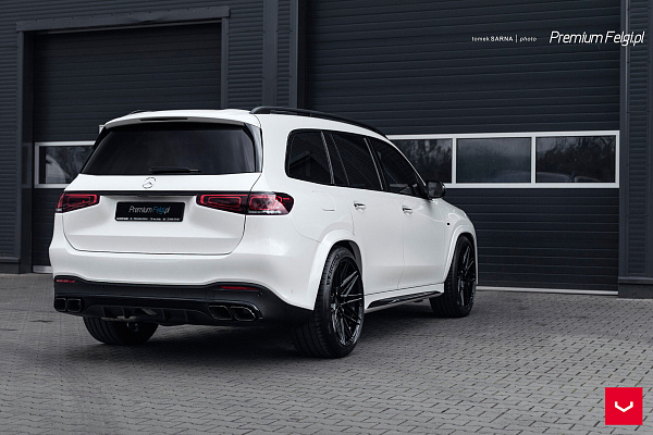 Фото дисков Vossen HF-7 Черный глянец на Mercedes-Benz GLS (X167)
