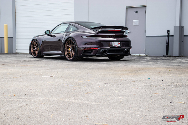 Фото дисков HRE P101SC Сатиновая темная медь на Porsche 911 VIII