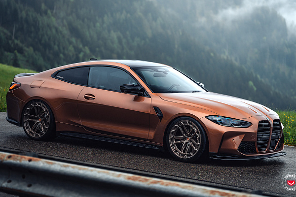 Фото дисков Vossen LC3-03T Глянцевый темный лак на BMW 4/M4 (G22/G82)