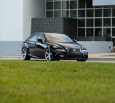 Фото дисков Vossen CV3 на Lexus IS II