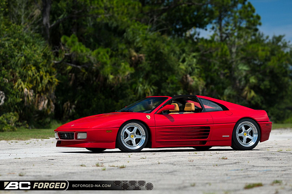 Фото дисков BC Forged LE05 // MLE05 Глянцевый лак на Ferrari 348