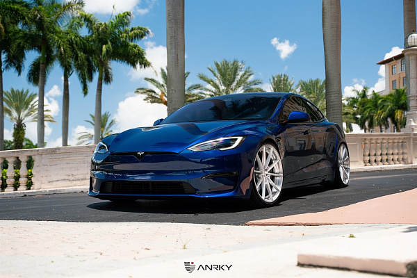 Фото дисков Anrky AN28 Глянцевый лак на Tesla Model S