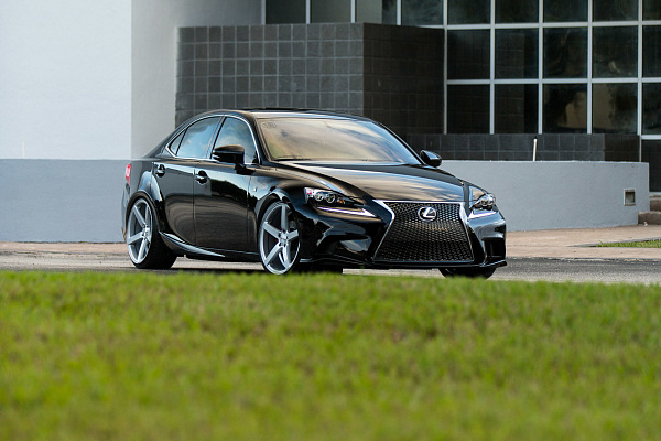 Фото дисков Vossen CV3 Серебро на Lexus IS II