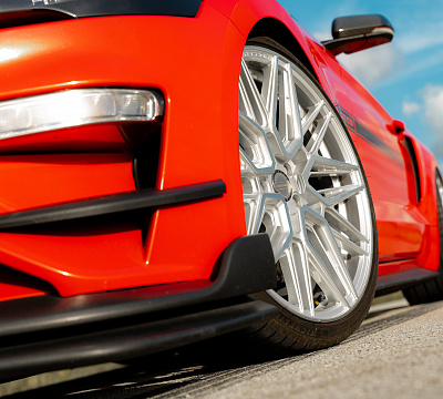 Фото дисков Vossen HF-7 на Ford Mustang VI