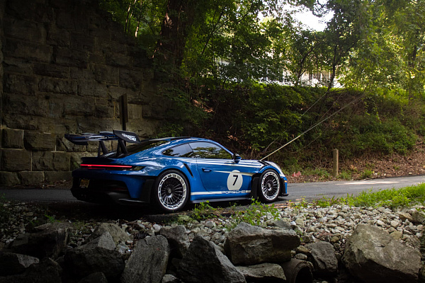 Фото дисков Brixton Forged TR11 AERO1 Белый глянец на Porsche 911 VIII