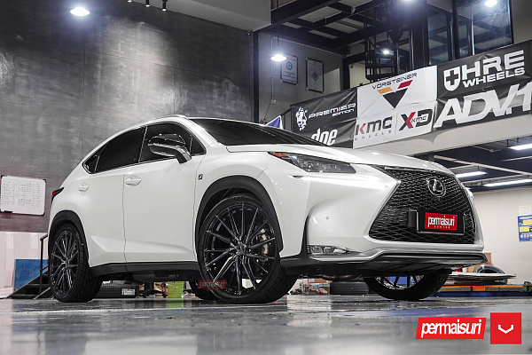 Фото дисков Vossen HF-4T Алмазная проточка на Lexus NX I