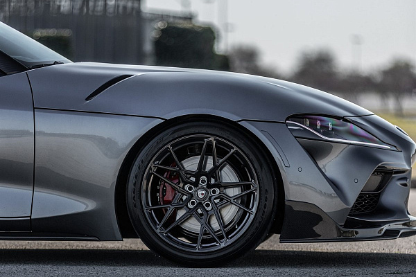 Фото дисков Anrky S1-X2 Глянцевый темный лак на Toyota Supra A90