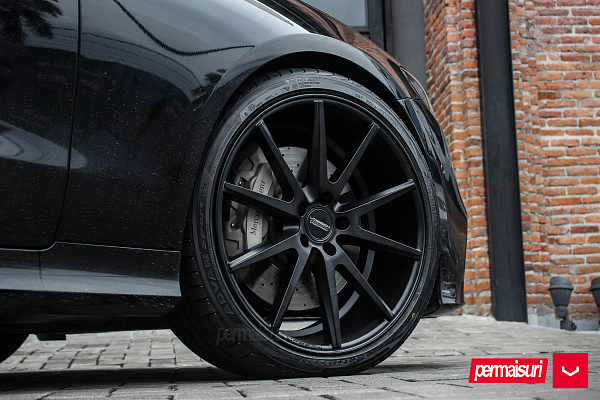 Фото дисков Vossen VFS-1 Черный сатин на Mercedes-Benz E-Class (W213, S213, C238)