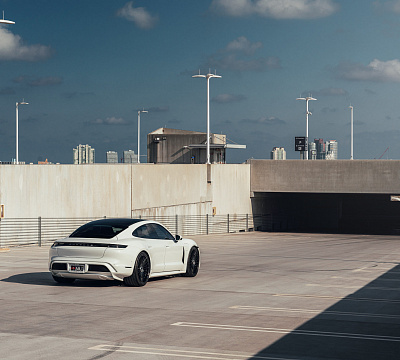 Фото дисков Vossen HF-8 на Porsche Taycan I
