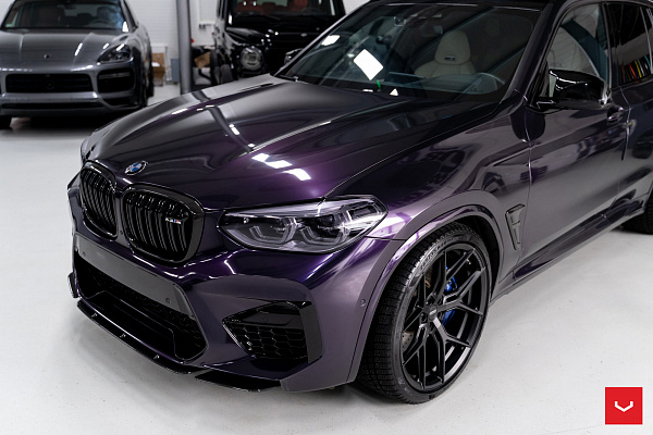 Фото дисков Vossen HF-5 Черный сатин на BMW X3/X3 M (G01/F97)