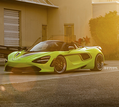 Фото дисков Strasse Wheels SV10M Deep Concave FS на McLaren 720S