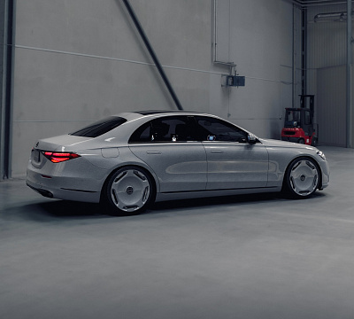 Фото дисков Brixton Forged LX13 на Mercedes-Benz S-Class (W223)