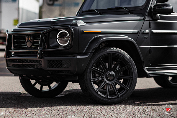 Фото дисков Vossen S17-12 Черный сатин на Mercedes-Benz G-Class III