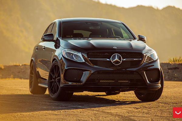 Фото дисков Vossen HF-3 Черный сатин на Mercedes-Benz GLE I