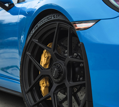 Фото дисков Brixton Forged PF7 на Porsche 911 VII