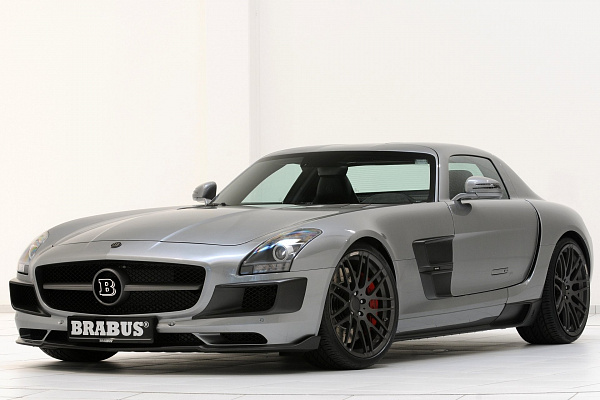 Фото дисков BRABUS Monoblock F (Platinum Edition) Матовый графит на Mercedes-Benz SLS AMG
