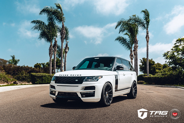 Фото дисков Vossen S17-12 Черный сатин на Land Rover Range Rover IV