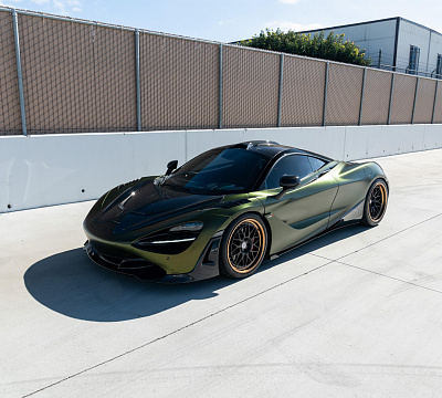 Фото дисков HRE 300 на McLaren 720S