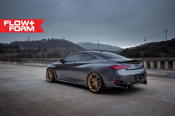 Фото дисков HRE FF04 Сатиновое золото на Infiniti Q60 II