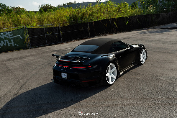 Фото дисков Anrky RS5.1 Белый глянец на Porsche 911 VIII