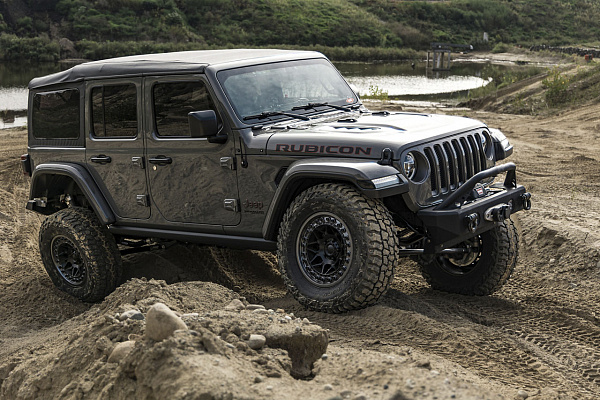 Фото дисков Black Rhino ALPHA Черный сатин на Jeep Wrangler IV (JL)