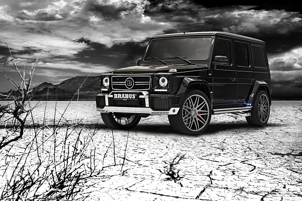 Фото дисков BRABUS Monoblock F (Platinum Edition) Глянцевый графит на Mercedes-Benz G-Class II