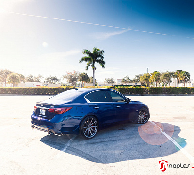 Фото дисков Vossen VFS-10 на Infiniti Q50