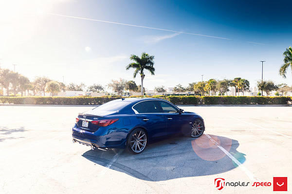 Фото дисков Vossen VFS-10 Сатиновый графит на Infiniti Q50