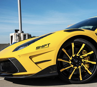 Фото дисков Savini SV50 на Ferrari 488