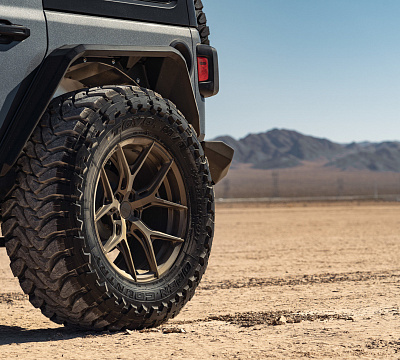 Фото дисков Vossen HF-5 на Jeep Wrangler IV (JL)