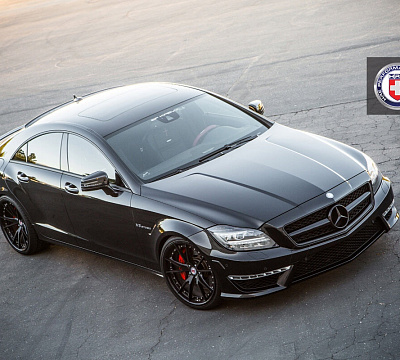 Фото дисков HRE S104 на Mercedes-Benz CLS (C218)