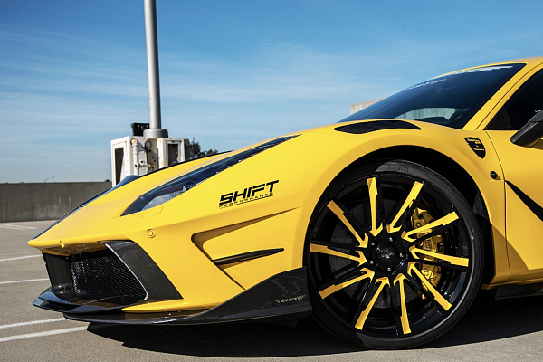 Фото дисков Savini SV50 Другой цвет на Ferrari 488