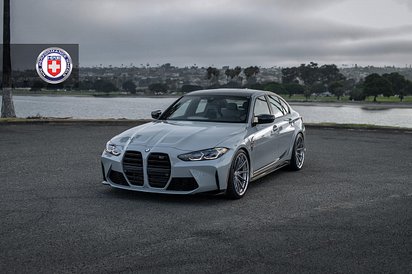 Фото дисков HRE S104SC Глянцевый тонированный лак на BMW 3/M3 (G2x/G80)