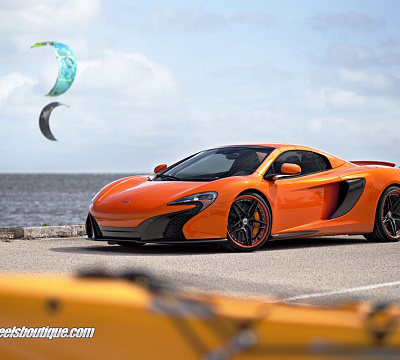 Фото дисков HRE S107 на McLaren 650S