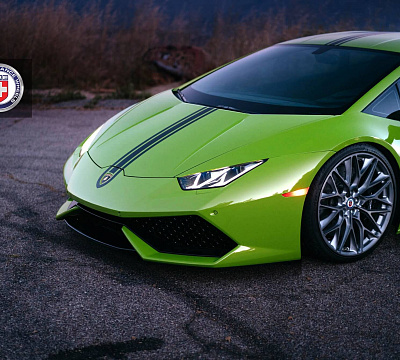 Фото дисков HRE P200 на Lamborghini Huracan