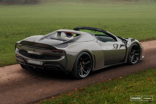 Фото дисков NOVITEC NF11 Черный глянец на Ferrari 296