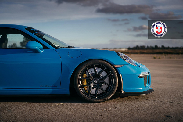 Фото дисков HRE R101 Черный сатин на Porsche 911 VII
