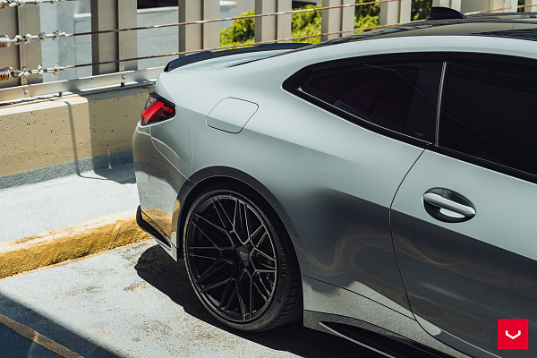 Фото дисков Vossen HF-7 Черный сатин на BMW 4/M4 (G22/G82)