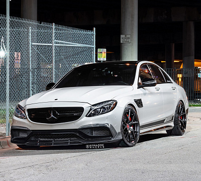 Фото дисков Strasse Wheels SM5R Deep Concave Monoblock на Mercedes-Benz C-Class (W204)
