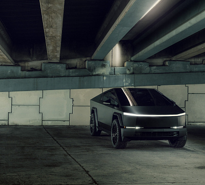 Фото дисков Vossen LC3-11 на Tesla Cybertruck