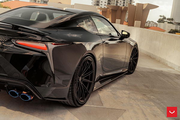 Фото дисков Vossen HFX-2 (5-Lug) Черный сатин на Lexus LC 500