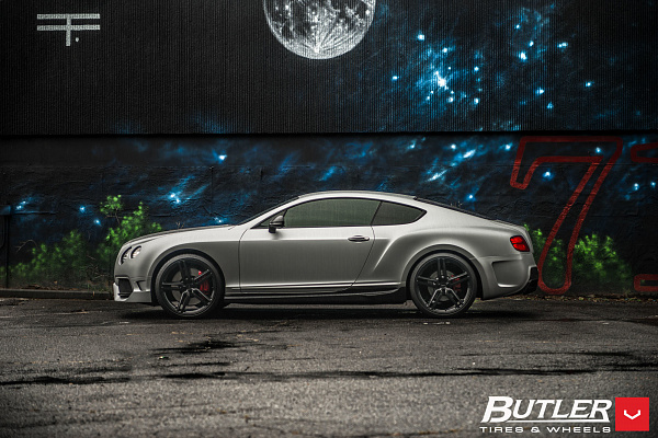 Фото дисков Vossen HF-1 Черный сатин на Bentley Continental GT II