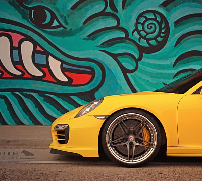 Фото дисков HRE S107 на Porsche 911 VII