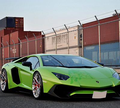 Фото дисков Anrky AN10 на Lamborghini Aventador